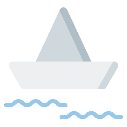 bateau de papier Generic Flat Icône