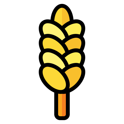 Wheat Generic Outline Color icon