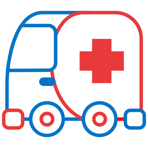 ambulância Generic Outline Color Ícone