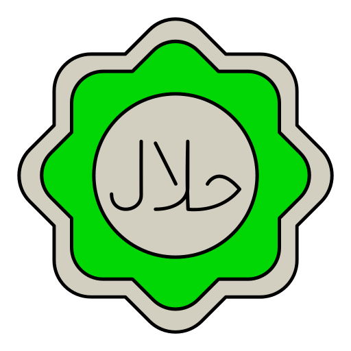 halal Generic Outline Color icon