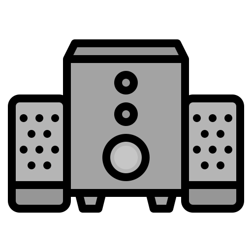 Speaker Generic Outline Color icon