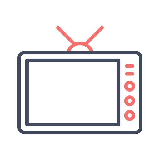 Television Generic Outline Color icon