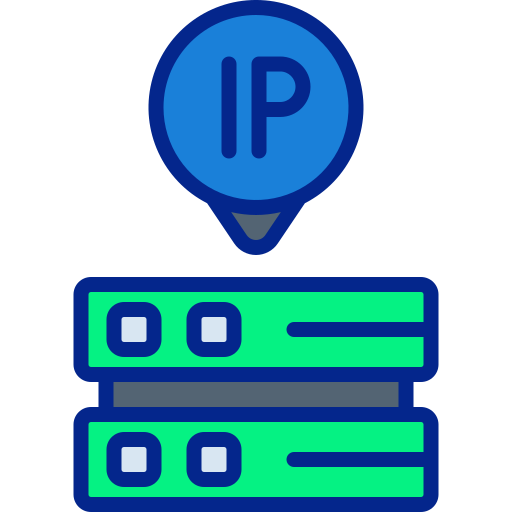 ip adresse Generic Outline Color icon