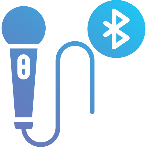 microfoon Generic Flat Gradient icoon