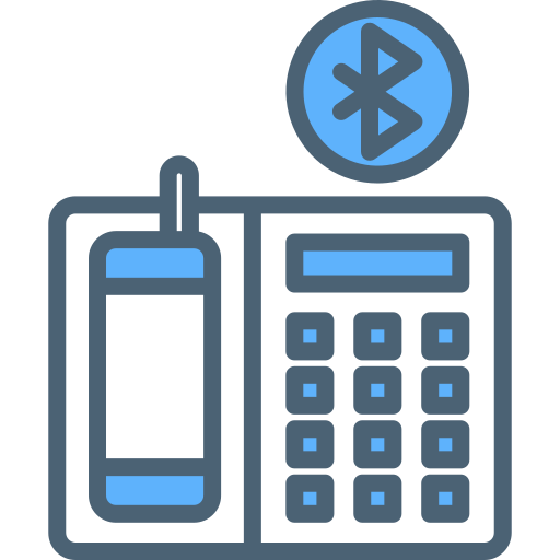 Telephone Generic Blue icon