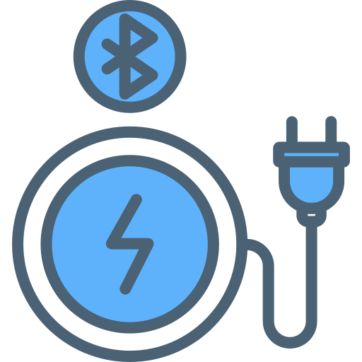 Wireless charging Generic Blue icon