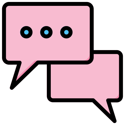 Speech bubble Generic Outline Color icon