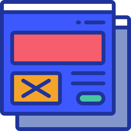 Front end Generic Outline Color icon