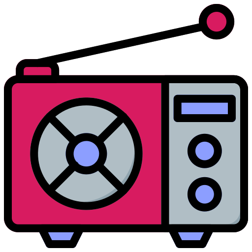 boombox Generic Outline Color icoon
