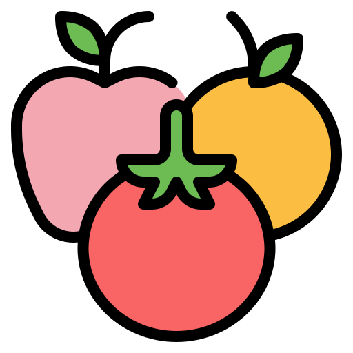 fruta Generic Outline Color icono
