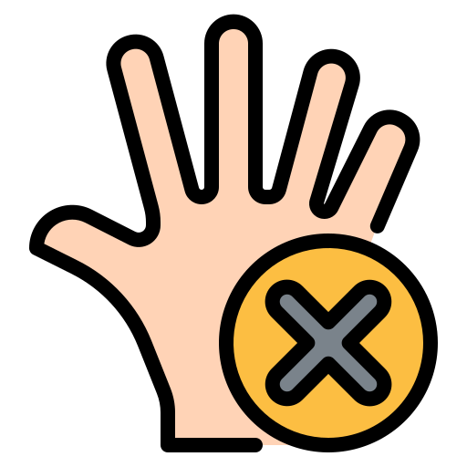 No touch Generic Outline Color icon