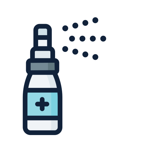 Hand sanitizer Generic Outline Color icon