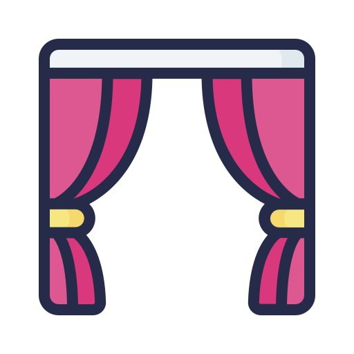 Curtain Generic Outline Color icon