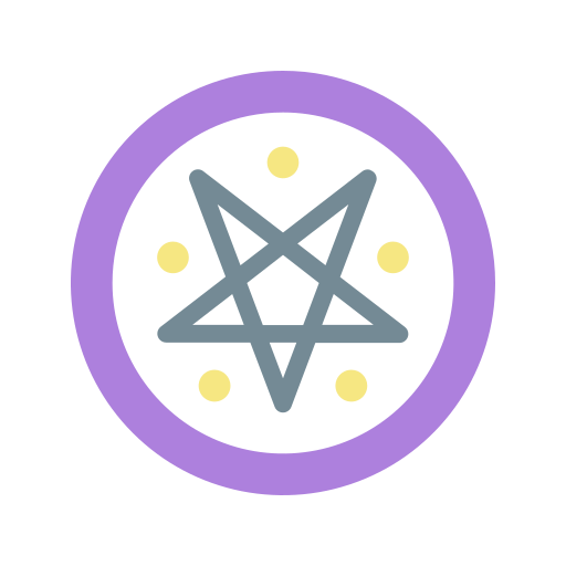 pentagramma Generic Flat icona
