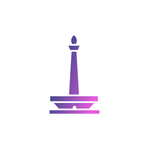 Monas tower Generic Flat Gradient icon