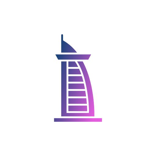 Burj khalifa Generic Flat Gradient icon