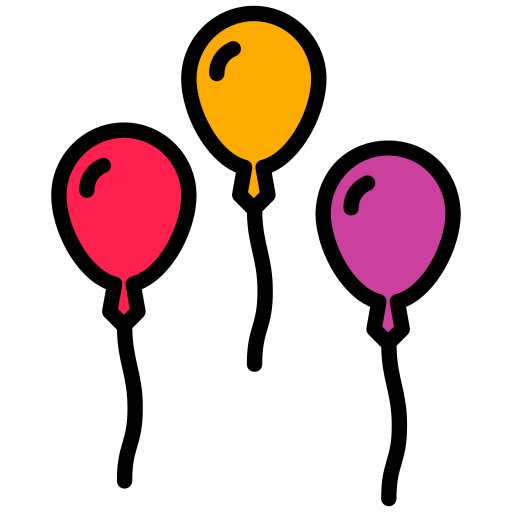 balony Generic Outline Color ikona