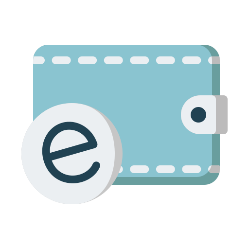 디지털 지갑 Generic Blue icon