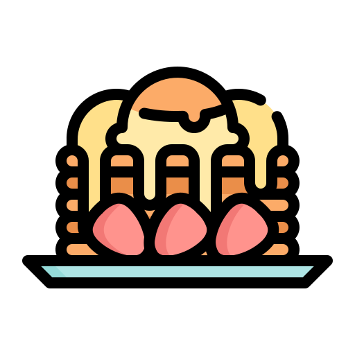 Pancake Generic Outline Color icon
