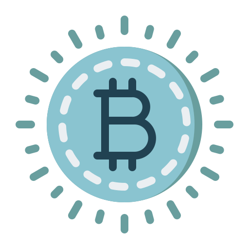 blockchain Generic Blue icoon