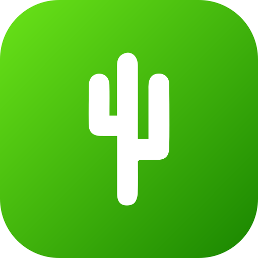 kaktus Generic Flat Gradient ikona