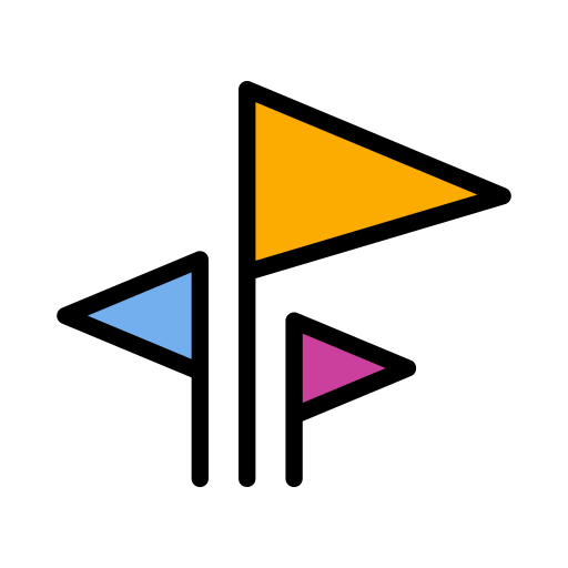깃발 Generic Outline Color icon