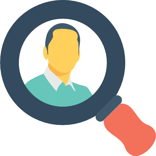 Job search Flat Color Flat icon