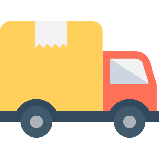 Delivery truck Flat Color Flat icon