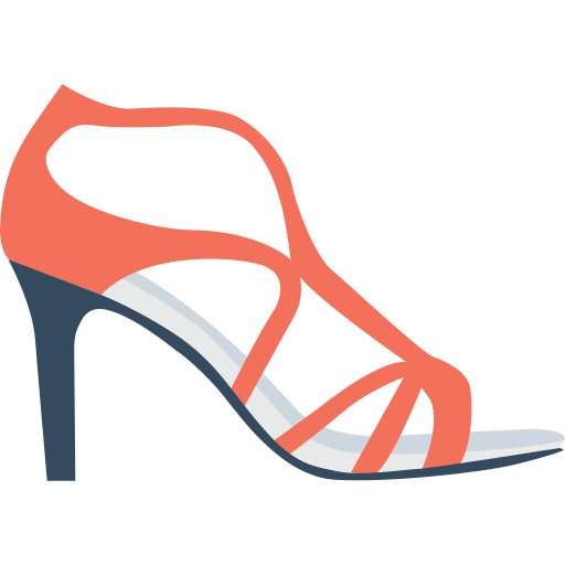 high heels Flat Color Flat icon