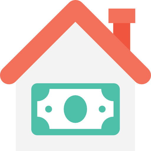 hipoteca Flat Color Flat icono