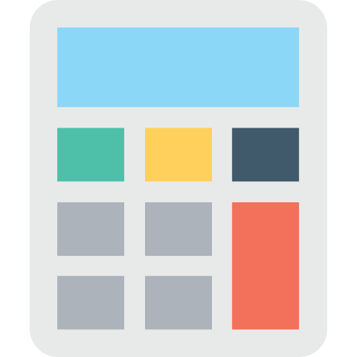 Калькулятор Flat Color Flat иконка