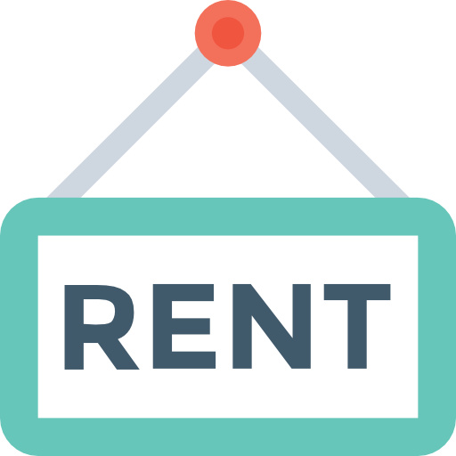 Rent Flat Color Flat icon
