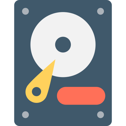 Hard disk Flat Color Flat icon