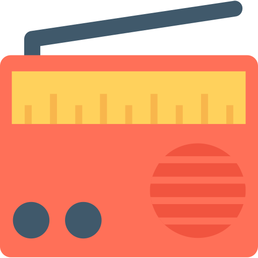 radio Flat Color Flat ikona