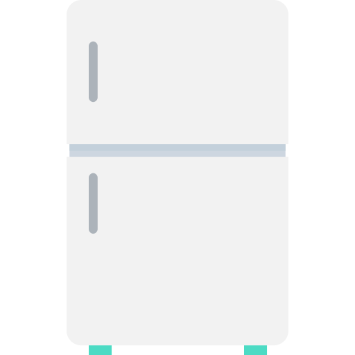 frigorífico Flat Color Flat Ícone