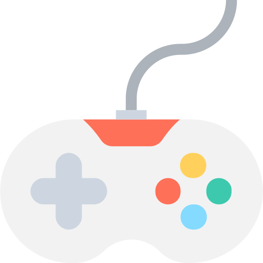 게임 패드 Flat Color Flat icon
