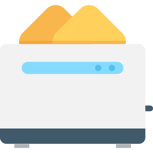 Toaster Flat Color Flat icon