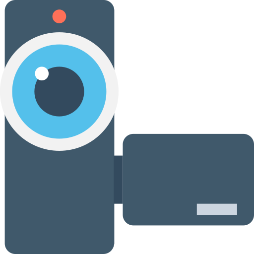 Video camera Flat Color Flat icon