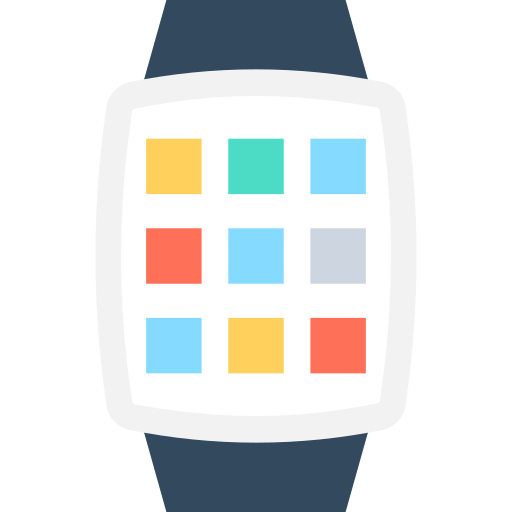 Smartwatch Flat Color Flat icon