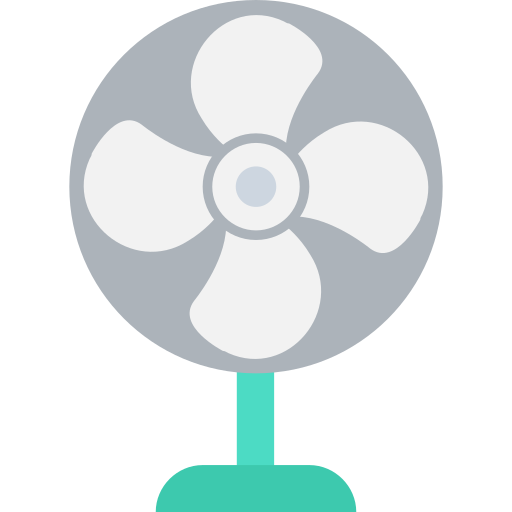 Fan Flat Color Flat icon
