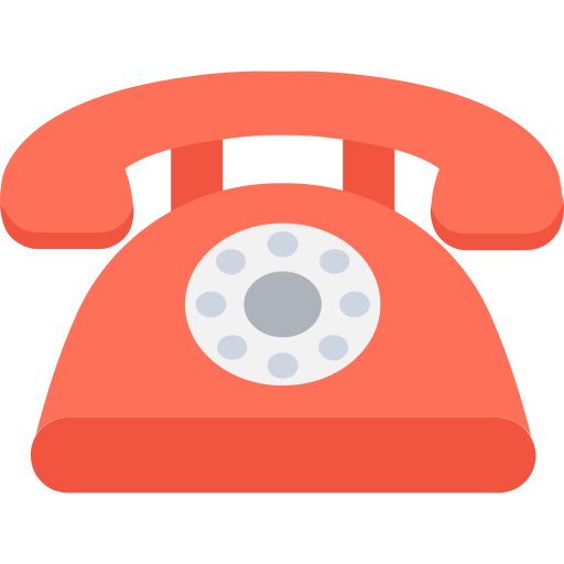 Telephone Flat Color Flat icon