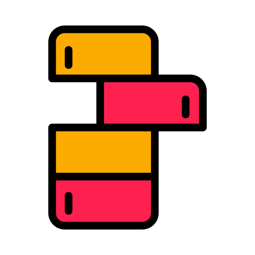 Jenga Generic Outline Color icon