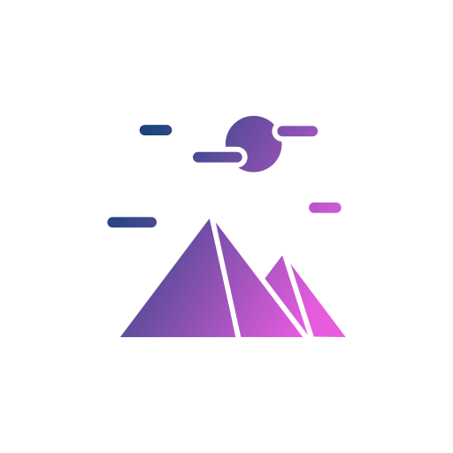 piramidy Generic Flat Gradient ikona