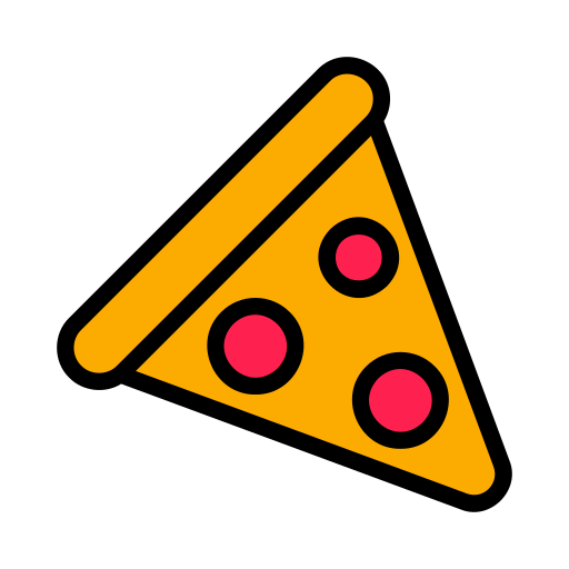 pizza Generic Outline Color ikona