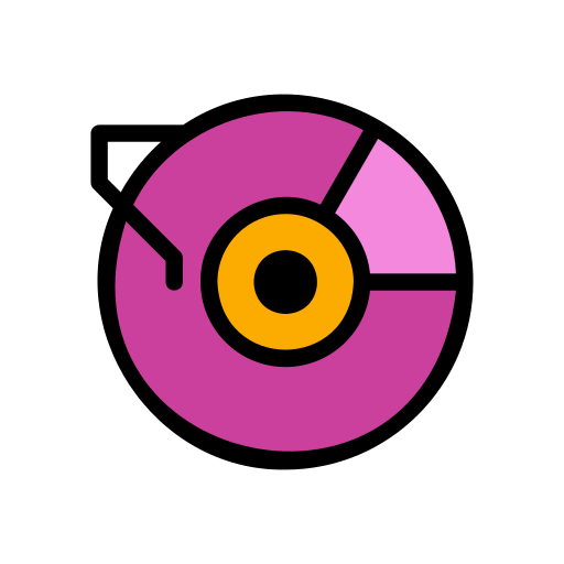 Vinyl Generic Outline Color icon