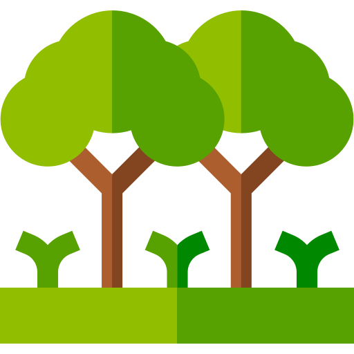 Tree Basic Straight Flat icon