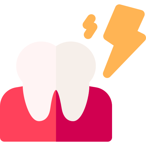 mal di denti Basic Rounded Flat icona
