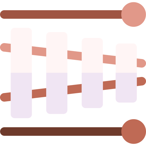 xilófono Basic Rounded Flat icono