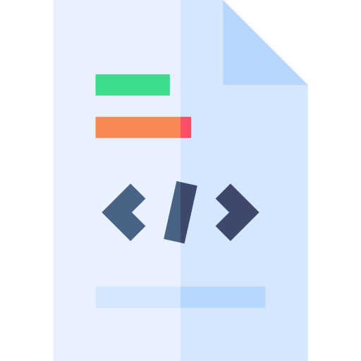 Script Basic Straight Flat icon