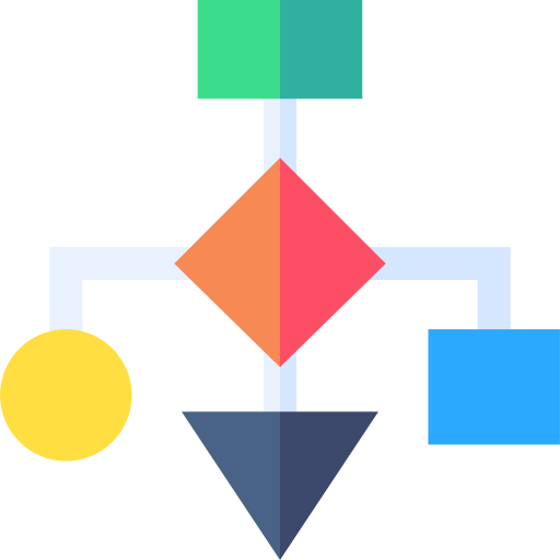 algoritmo Basic Straight Flat icono